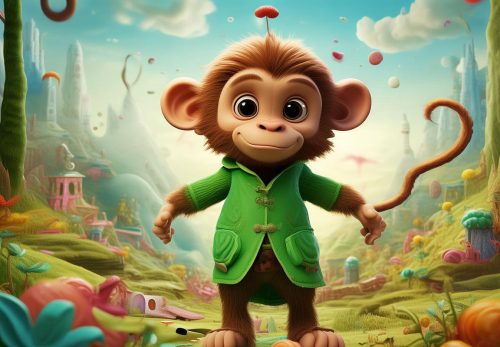 Câu chuyện tá lả: Con cá vàng muốn trở thành người, Người đàn ông đeo kính nhìn thấy rõ ràng, Cô bé nói nhiều ngôn ngữ, Chiếc xe đạp có thể bay, Người đàn ông không thể làm gì cả