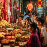 Rằm Tháng 7: Những Gì Được Cúng Trong Lễ Cúng Thần Tài và Tổ Tiên