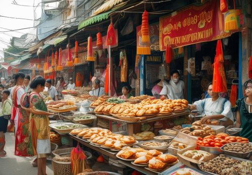 Tết Nguyên Đán, Lễ hội Đền Thánh, Nhạc cổ truyền, Tranh vẽ dân gian, Tiếng Việt: Văn hóa và Ẩm thực越南