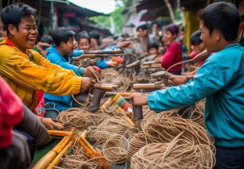 Trò chơi bắn cá từ dây cao su: Súng bắn cá từ dây cao su và phong trào phổ biến tại Việt Nam