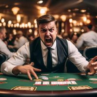 Blackjack, Dealer Blackjack, Trò chơi bài, Biểu hiện giận dữ, Trải nghiệm chơi bài