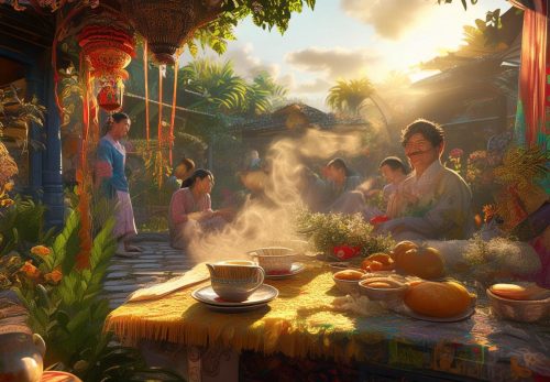 Chào buổi sáng, Chào buổi trưa, Chào buổi tối: Lời chào và Tết Nguyên Đán
