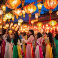 Tết Nguyên Đán, Tet Ngay Nhat, Tet Trung Thu, Áo Dài – Tết Truyền Thống: Đặc Điểm và Ý Nghĩa