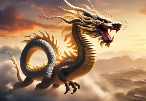 Sòng Bài Long Tứ – Rồng Biểu Tượng Trong Văn Hóa Trung Hoa và Nghệ Thuật Calligraphy Truyền Thống